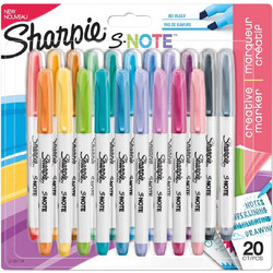 SHARPIE ΜΑΡΚΑΔΟΡΟΙ S-NOTE SET 20 ΧΡΩΜΑΤΩΝ 2139179