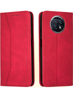 Bodycell Pu Leather Book Case Red (Xiaomi Note 9T)