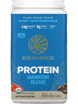Sunwarrior Warrior Blend Natural Φυτική Πρωτεΐνη Γράμμωσης Χωρίς Λακτόζη & Γλουτένη 750gr