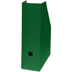Νext θήκη περιοδικών classic πράσινη χάρτινη Υ32x25x9εκ. Πράσινο