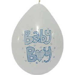 Μπαλόνια Baby boy σε σακουλάκι 8τεμ. 10x21εκ