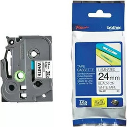 Brother TZe251 Ταινία Ετικετογράφου - 24mm x 8mm Black on White Brother PT-2420PC Label, Brother PT-2430PC Label, Brother PT-2450DX Label, Brother PT-2460 Label, Brother PT-2470 Label, Brother PT-2480