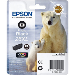 Epson 26XL Photo Black Μελάνι Εκτυπωτή Inkjet C13T263140