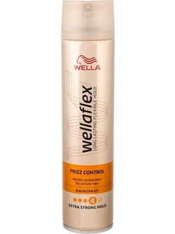 Wella Wellaflex Frizz Control Λακ Μαλλιών για Φριζάρισμα Δυνατό Κράτημα 250ml
