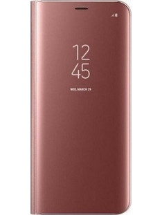 Θήκη Clear View Book για iPhone 12 Mini - Ροζ Χρυσό