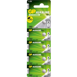 Gp Alkaline Cell 192 LR41 5τμχ