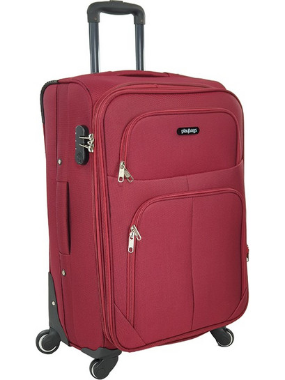 Playbags Collection FW877-24 Βαλίτσα Μεσαία 65x40x24cm με 4 Ρόδες Μπορντό