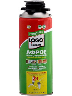 Αφρός πολυουρεθάνης ECONOMY LOGO 300ml