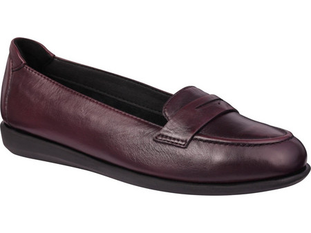 Scholl Phillis (Moccasin) Burgundy No. 36-41