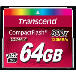 Transcend 1000X Compact Flash 64GB