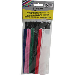 Σετ Δεματικών καλωδίων (Cable Binders set Velcro) 170mm 12 τεμάχια 011138 BENSON