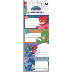 Exas Paper - Ετικέτες Pj Masks 20τεμ (0484233)