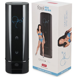 Kiiroo Onyx+ Teledildonic Asa Akira Experience Pocket Αυνανιστήρι με Δόνηση
