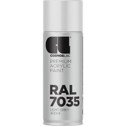 Cosmoslac Premium Acrylic Paint Σπρέι Βαφής Light Grey RAL7035 Gloss 400ml