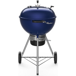 Weber Master Touch Premium Ανοξείδωτη Ψησταριά Κάρβουνου Στρογγυλή με Καπάκι και Ρόδες Επιφάνειας 57cm C-5750