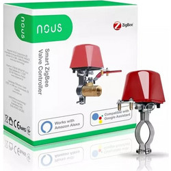 NOUS ZigBee Tuya Smart motorized valve closer, Compatibility with Alexa, Google Assistant (LZ3)