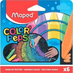 Κιμωλίες Maped Color'Peps Χρωματιστές Πακέτο 6 Τεμαχίων 936010