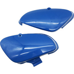 Καπάκια πλαϊνά σετ αριστερό+δεξί Honda C50c UNIPARTS TAIWAN μπλε