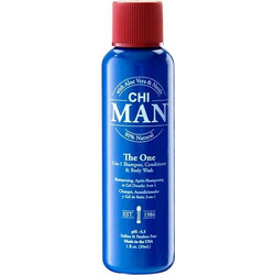 Chi Man The One Σαμπουάν Conditioner & Αφρόλουτρο για Επανόρθωση 30ml