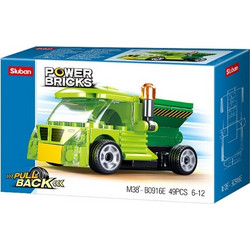 Τουβλάκια Sluban Pull-Back Garbage Truck M38-B0916E 49pcs
