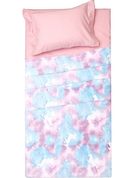 Viopros Αμέλια Κουβέρτα Αγκαλιάς Fleece 70x90 Μπλε Ροζ