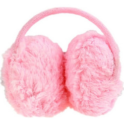Προστατευτικά Αυτάκια Στέκα Earmuffs σε ροζ χρώμα, από Οικολογική Γούνα