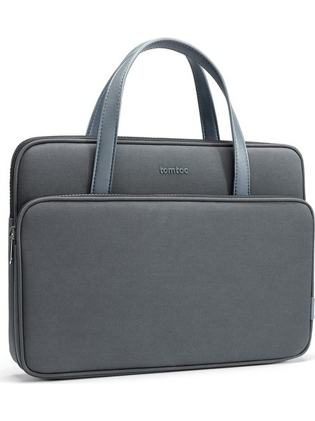 Tomtoc Premium Lady Handle Bag - Τσάντα Μεταφοράς Laptop έως 14" - Gray (H21-C01G01)