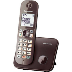 Panasonic KX-TG6851 Ασύρματο Τηλέφωνο με Ανοιχτή Ακρόαση Καφέ