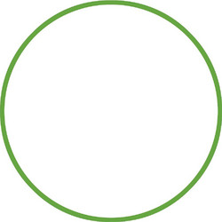 ΣΤΕΦΑΝΙ ΡΥΘΜΙΚΗΣ AMILA HULA-HOOP 60 CM ΠΡΑΣΙΝΟ