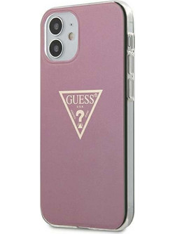 Guess Metallic Collection Back Cover Pink (iPhone 12 mini)