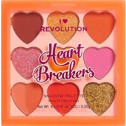 Makeup Revolution I Heart Revolution Heartbreakers Fiery Παλέτα Σκιών 5gr