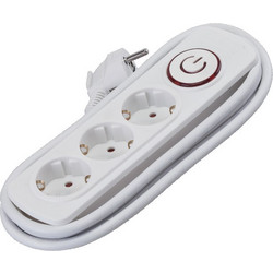 ΠΟΛΥΠΡΙΖΟ ΤΡΙΠΛΟ 2M H05VV-F 3X1.5MM+ΔΙΑΚΟΠΤΗ