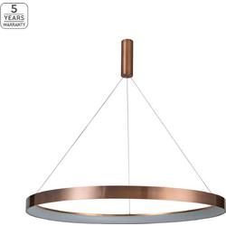 Home Lighting Amaya SE LED 100 Κρεμαστό Φωτιστικό Οροφής Μονόφωτο LED με Θερμό Λευκό Φως Μπρονζέ 77-8152 Copper