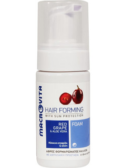 Macrovita Hair Forming Αφρός Μαλλιών για Όγκο Λάμψη & Επανόρθωση Δυνατό Κράτημα 125ml