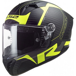 LS2 FF805 Thunder Carbon Racing 1 Matt Yellow Κράνος Μηχανής Full Face 1450gr