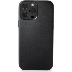 Decoded Leather Back Cover Black (iPhone 13 Pro)