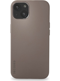 Decoded Silicone Back Cover Dark Taupe (iPhone 13)