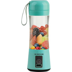 Singer PB 138LB Φορητό Μπλέντερ για Smoothie 380ml 100W