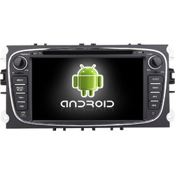 2 din Plug & Play 7" gps, ford android 7.1 WIFI - ΜΑΥΡΟ