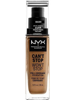 Nyx Can't Stop Won't Stop Full Coverage Golden Liquid Foundation 30ml