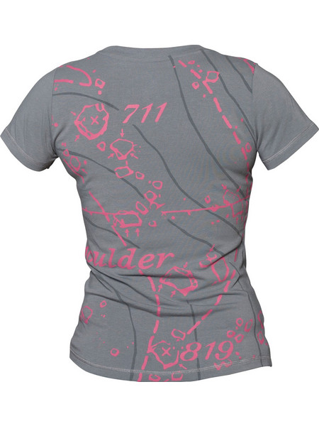 Black Diamond Map Tee Moon Mist Women's M