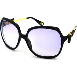 Marc Jacobs MARC273S 807/LF Γυναικεία Γυαλιά Ηλίου Oversized Κοκάλινα Μαύρα με Μπλε Degradee Φακό