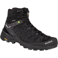 Salewa MS Alp Trainer 2 Mid Ανδρικά Ορειβατικά Μποτάκια Αδιάβροχα Gore-Tex Μαύρα 61382-0971