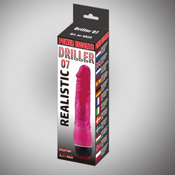 Power Escorts Driller 07 Ρεαλιστικός Δονητής 21.5cm Κόκκινος