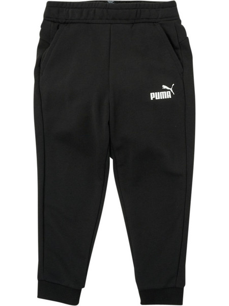 Puma Essential Logo Παιδικό Παντελόνι Φόρμας Μαύρο 586974-01