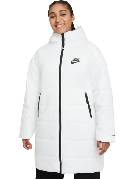 Nike Sportswear Therma-FIT Γυναικείο Μπουφάν Χειμωνιάτικο Puffer Κοντό  Ανθρακί DH4079-010