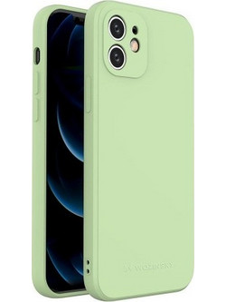 Θήκη iPhone XS Color Back Cover Σιλικόνης - 5775 - Λαχανί - Wozinsky