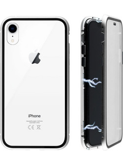 Idol 1991 Magnetic Metal Frame Θήκη iPhone XR Silver