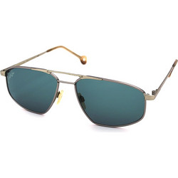 Hally&son HS003 S02 Ανδρικά Γυαλιά Ηλίου Aviator Μεταλλικά Χρυσά με Μπλε Polarized Φακό