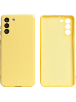 ΘΗΚΗ SAMSUNG S22+ PLUS 5G S906 6.55" SOLID SILICONE VELVET CAMERA GUARD YELLOW